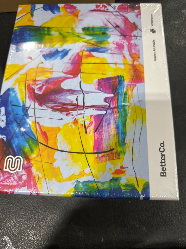 Photo 1 of Better Co. - Modern Art Puzzle 1000 Pieces - Challenge Yourself with Difficult Abstract Paint Puzzles for Adults, and Teens