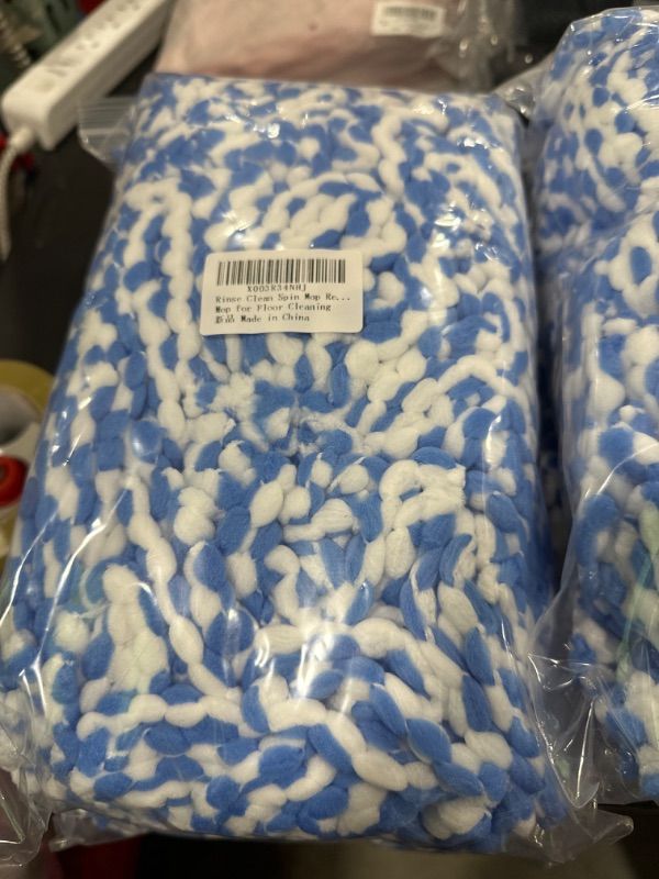 Photo 1 of ?4+1Pack?Mop Replace Heads with 1 Mop Head Base for O Cedar Spin Mop Refill Head Replacement and Mop Case Cover for O Cedar Spin Mop Fluffy Microfiber Machine Washable 2-Tank System