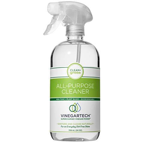 Photo 1 of 2pkClean+Green VinegarTech Bathroom Cleaner - Vinegar Spray All Purpose Cleaner Removes Dirt & Grime Shower, Tub, Tile Floor - Vinegar Cleaner Household Cleaning Supplies - Cleaning Vinegar 24 Fl Oz Bathroom Cleaner 24.00 Fl Oz 