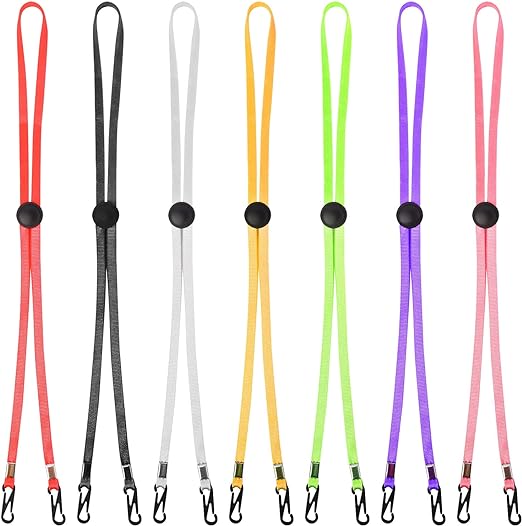 Photo 1 of 15 pcs- mask lanyards for kids-multi colored