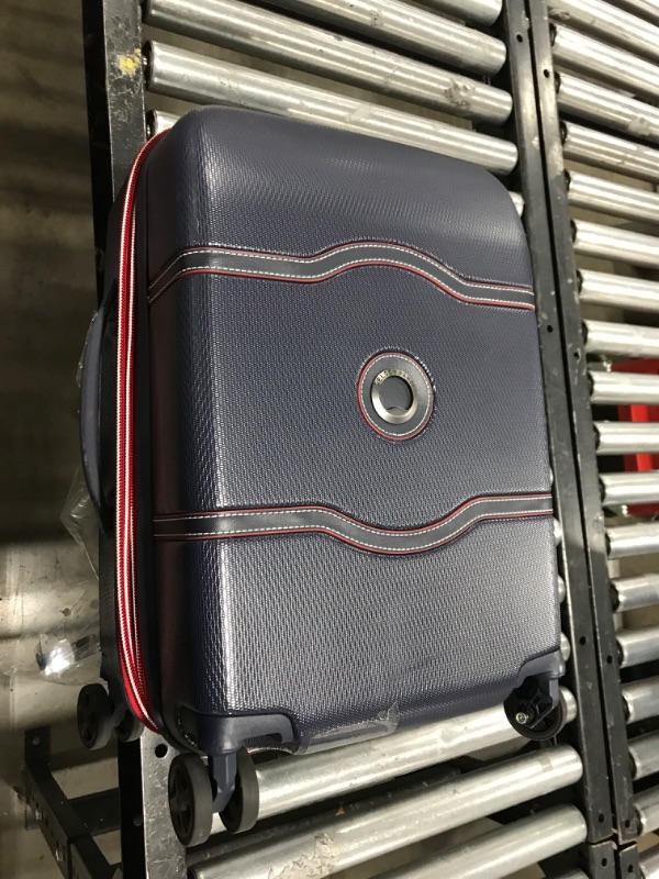 Photo 3 of DELSEY Paris Chatelet Hardside 2.0 Luggage with Spinner Wheels, Navy, Carry-on 19 Inch Carry-on 19 Inch Navy