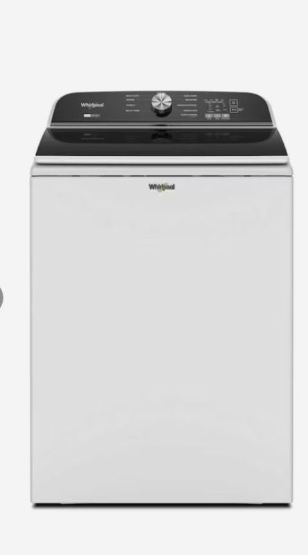 Photo 1 of Whirlpool 5.2-cu ft High Efficiency Impeller and Agitator Top-Load Washer (White) ENERGY STAR
