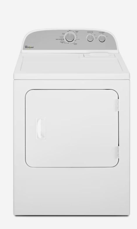 Photo 1 of Whirlpool 7-cu ft Reversible Side Swing Door Gas Dryer (White)
