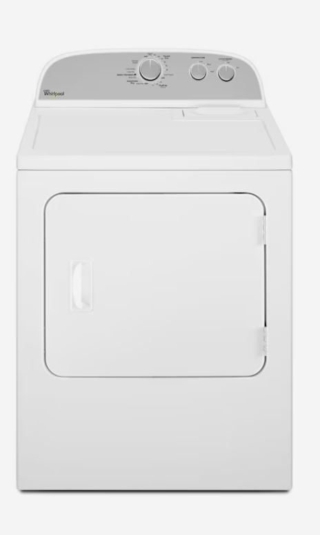 Photo 1 of Whirlpool 7-cu ft Electric Dryer (White)
