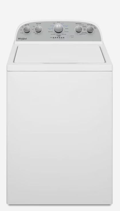 Photo 1 of Whirlpool 3.8-cu ft High Efficiency Impeller and Agitator Top-Load Washer (White)
