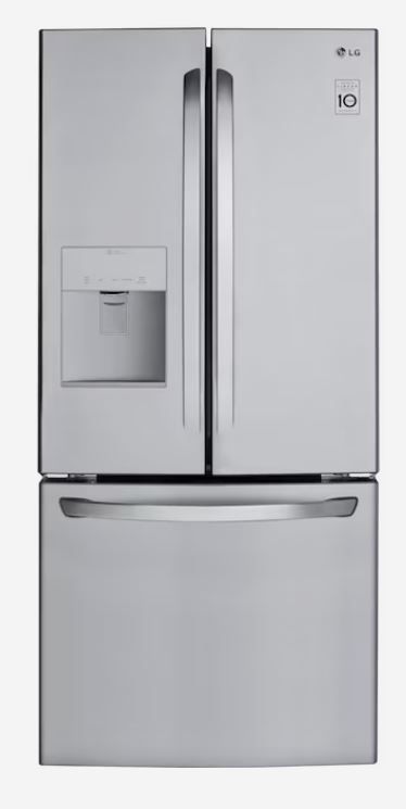 Photo 1 of 
LG 21.8-cu ft French Door Refrigerator with Ice Maker (Stainless Steel) ENERGY STAR
