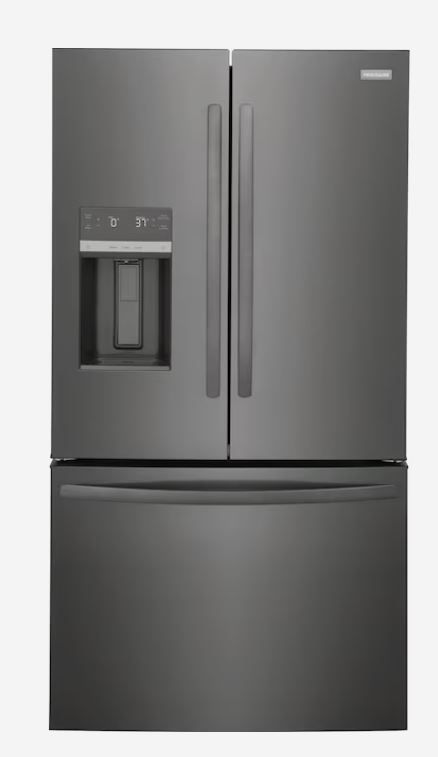 Photo 1 of Frigidaire 27.8-cu ft French Door Refrigerator with Ice Maker (Black Stainless Steel) ENERGY STAR
