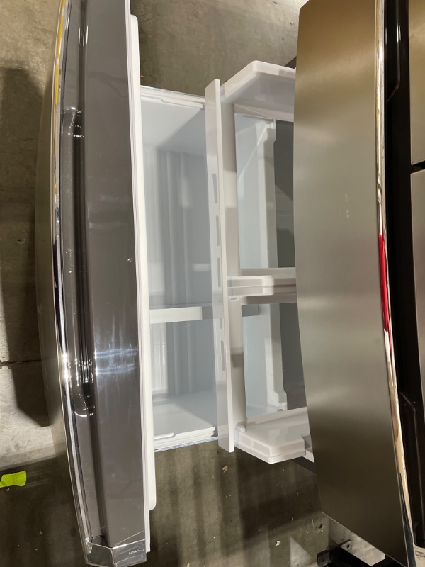 Photo 6 of Frigidaire Gallery 21.5-cu ft 4-Door Counter-depth French Door Refrigerator with Ice Maker (Fingerprint Resistant Stainless Steel) ENERGY STAR
