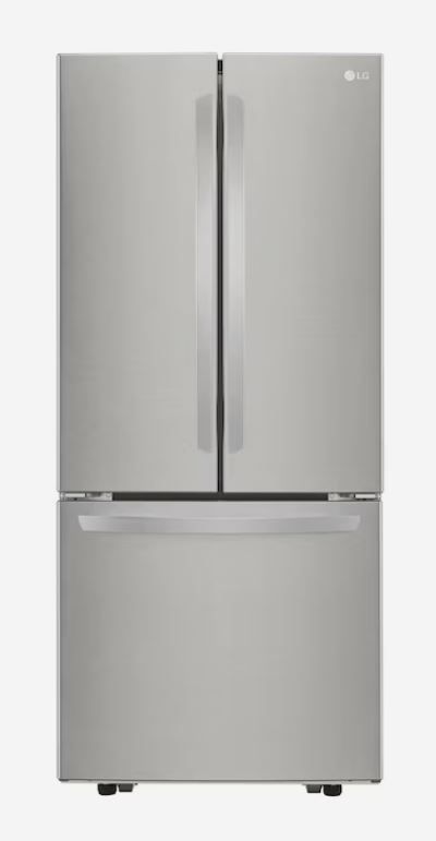 Photo 1 of LG 21.8-cu ft French Door Refrigerator with Ice Maker (Stainless Steel)
