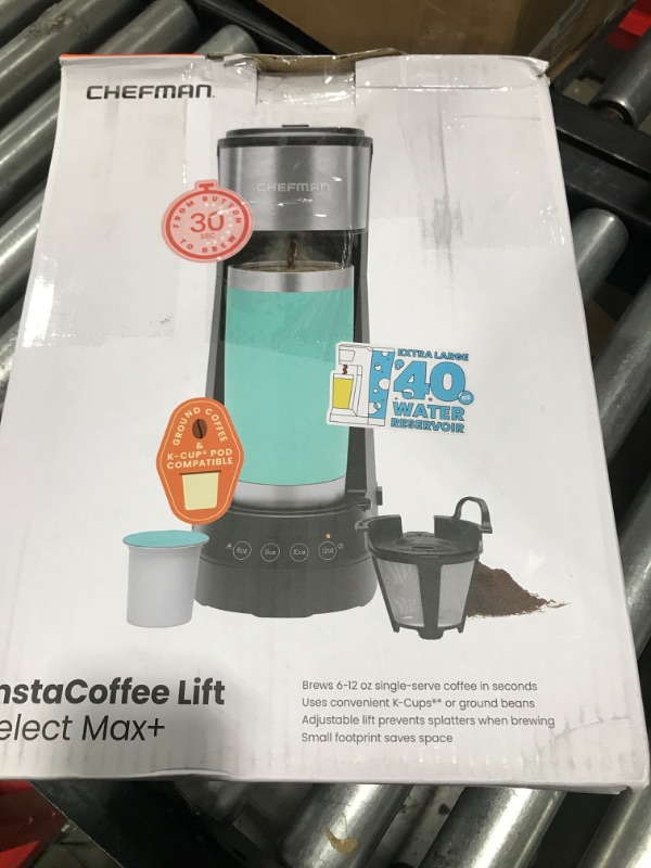 Photo 2 of Single Serve Coffee Maker: K-Cup & Ground Compatible, Single Cup 6-14 oz Portable Drip Coffee Machine with Filter - Perfect for College & Coffee Lovers