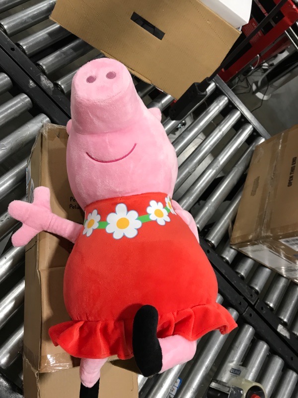 Photo 2 of Peppa Pig 24.75-Inch Jumbo Plush, Super Soft & Cuddly Stuffed Animal, Giant Plush, by Just Play