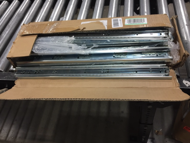 Photo 2 of 10 Pack Promark 3-Section 100 LB Capacity Full Extension Ball Bearing Side Mount Drawer Slides (22 Inches) 22 Inches-10 Pack