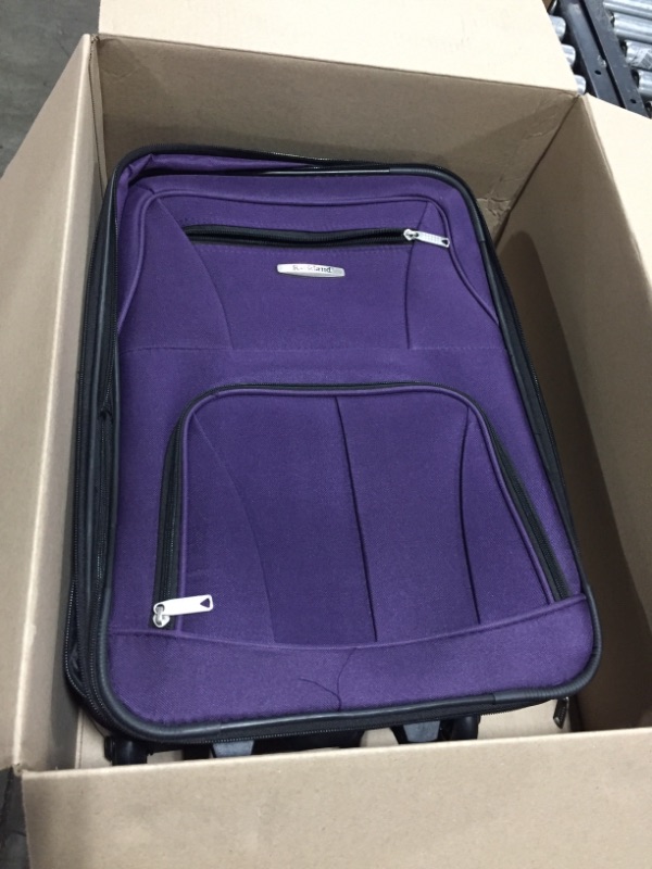 Photo 2 of 20 INCH LUGGAGE WITH TRAVEL BAG PURPLE 