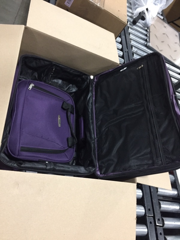 Photo 1 of 20 INCH LUGGAGE WITH TRAVEL BAG PURPLE 
