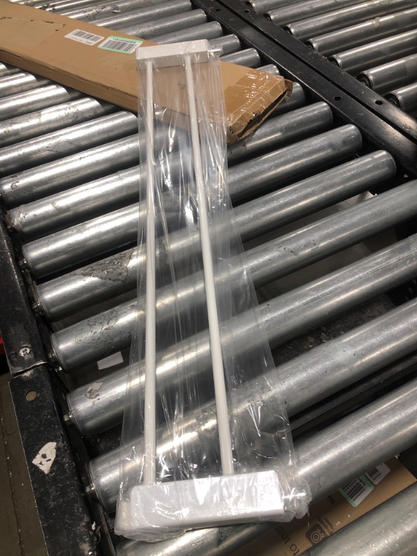 Photo 1 of WAOWAO Triple Lock Baby Gate Extra Wide Pressure Mounted Walk Through Swing Auto Close Safety Black Metal Dog Pet Puppy Cat for Stairs,Doorways,Kitchen 25.59"-81.49" inch(White, 4.72"/12cm) White 4.72"/12cm