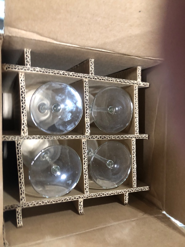 Photo 1 of 4 pack of glass wine glasses 