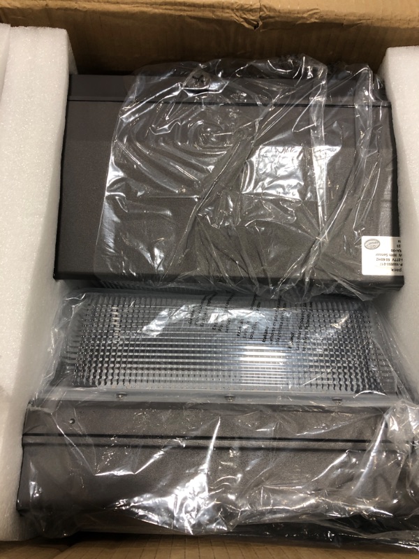 Photo 1 of 2 Pack 150W LED Wall Pack Lights with Photocell, 22500Lm [Eqv. 1300W MH/HPS] Dusk-to-Down, 100-277V 5000K IP65 Outdoor Flood Security Lighting, Energy Saving Upto 5750KW*2/5Yrs(5Hrs/Day) 150W 100-277V 2Pack