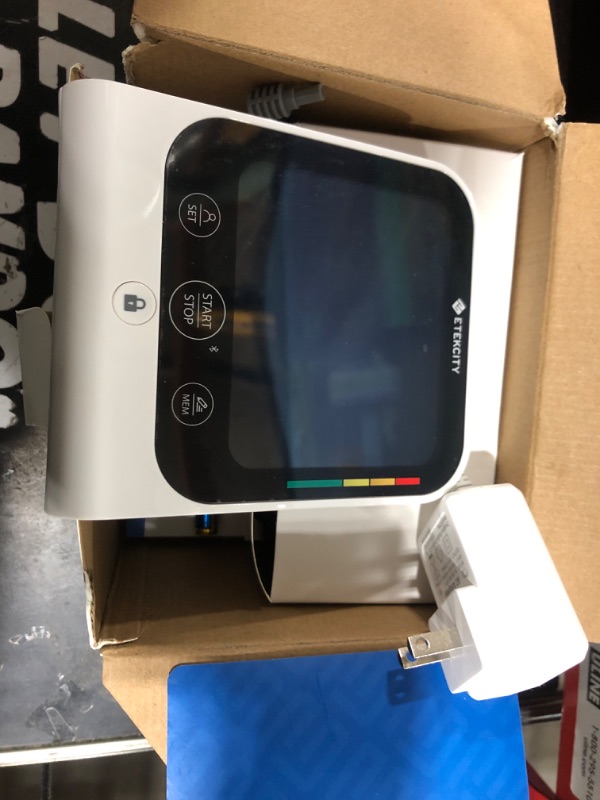 Photo 2 of Bluetooth Blood Pressure Monitors for Home Use, Machine by Etekcity, FSA HSA Approved Products, Adjustable Cuff Large Upper Arm Friendly, Smart Unlimited Memories in App, Dual Power Sources New