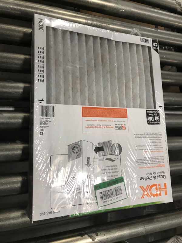 Photo 2 of 14 in. x 18 in. x 1 in. Standard Pleated Air Filter FPR 5 (3-Pack)