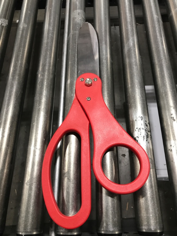 Photo 2 of 20" Red Scissors for Grand Opening – Red Giant Scissors for Ribbon Cutting Ceremony