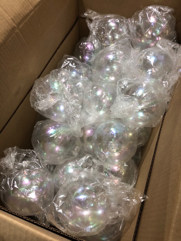 Photo 1 of (Multi pack) Do It Yourself Clear Glass Round Ornament