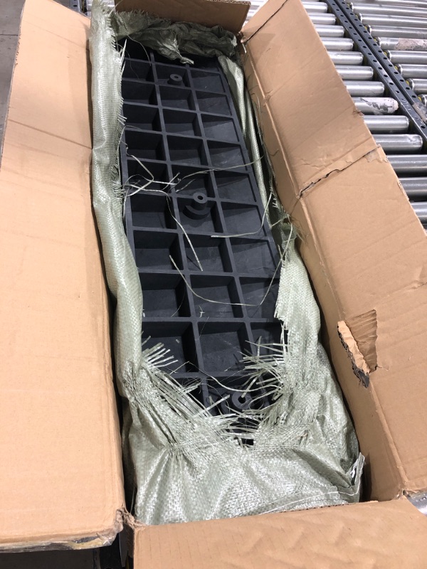 Photo 1 of 2'' Rise Rubber Curb Ramp Heavy Duty Loading Rubber Curb Ramps 3 Tons Driveway Ramp Car Slope Ramp 