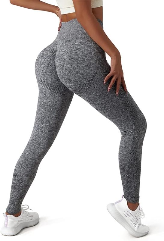 Photo 1 of KKNYUS Scrunch Butt Leggings for Women Seamless Workout Gym Tights High Waisted Tummy Control Yoga Pants Slimming
