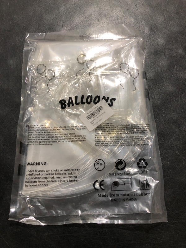 Photo 1 of BOBO BALLOONS TRANSLUCENT 3HES 10 PACK 