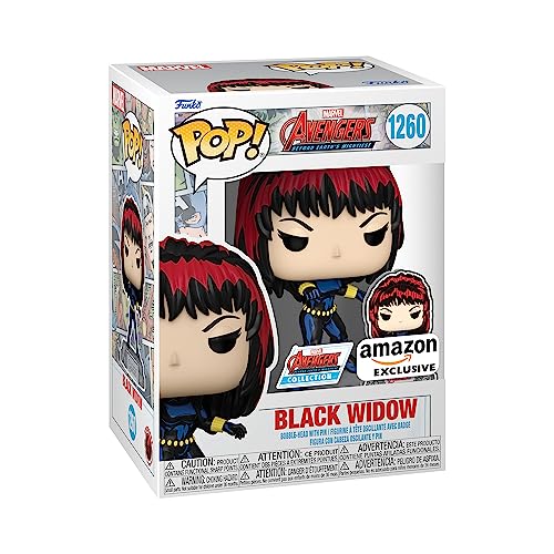 Photo 1 of Funko Pop! & Pin: the Avengers: Earth's Mightiest Heroes - 60th Anniversary, Black Widow with Pin, Amazon Exclusive