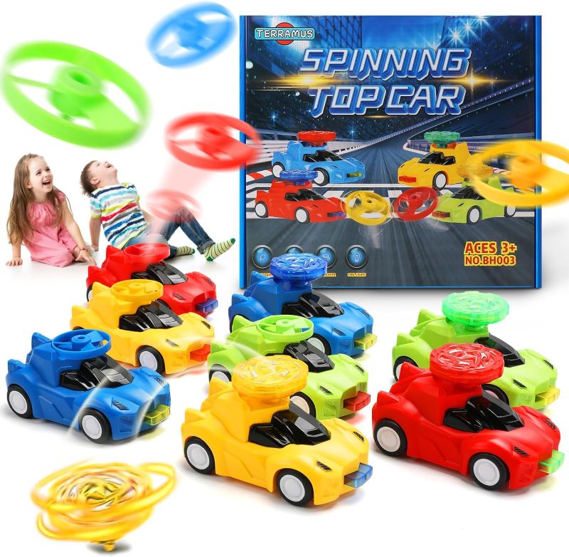 Photo 1 of TERRAMUS Toys for 3 4 5 6 Year Old Boys 32Pcs - 3 in 1 Toy Set Cars & Flying Discs & Light-up Spinning Tops, Indoor Ourdoor Toys Games for Birthday Party Favors for Kids Boys Girls
