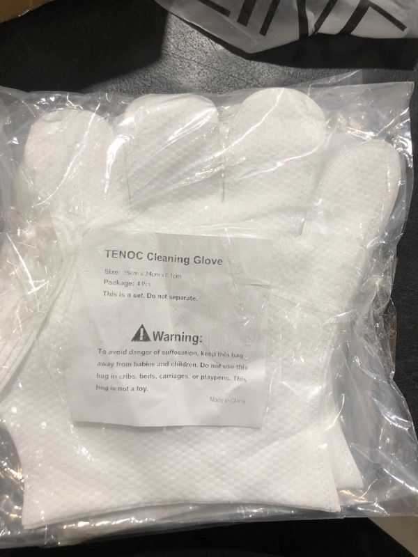 Photo 2 of  Dust Removal Gloves, Cleaning Duster Dusting Gloves, Wet Dry Dust Wipes for Home Kitchen, Disposable Reusable, Pcs