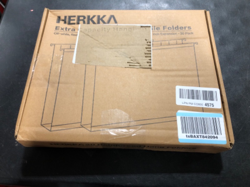 Photo 1 of HERKKA Extra Capacity Hanging File Folders, 30 Reinforced Hang Folders, Heavy Duty 2 Inch Expansion, Designed for Bulky Files, Medical Charts, Assorted Colors, Letter Size, 30 Pack 2"