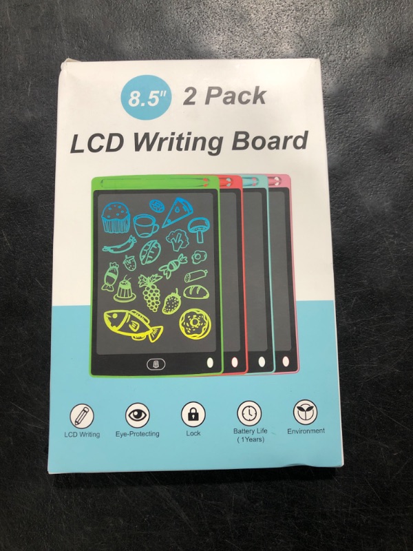 Photo 2 of 2 Pack LCD Writing Tablet for Kids Doodle Board with 2 Bag, Electronic Drawing Tablet Drawing Pads, Etch a LEYAOYAO Sketch Pad Learning Educational Toddler Toy - Gift for 3-6 Years Old Girl Boy