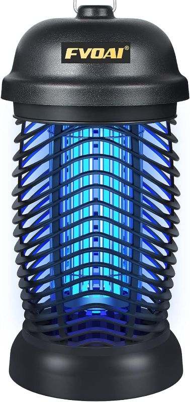 Photo 1 of FVOAI Bug Zapper Outdoor, Electronic Mosquito Zapper Fly Zapper for Outdoor and Indoor (Black)
