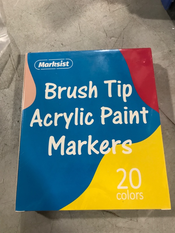 Photo 2 of MARKSIST 26 Colors Acrylic Paint Markers
