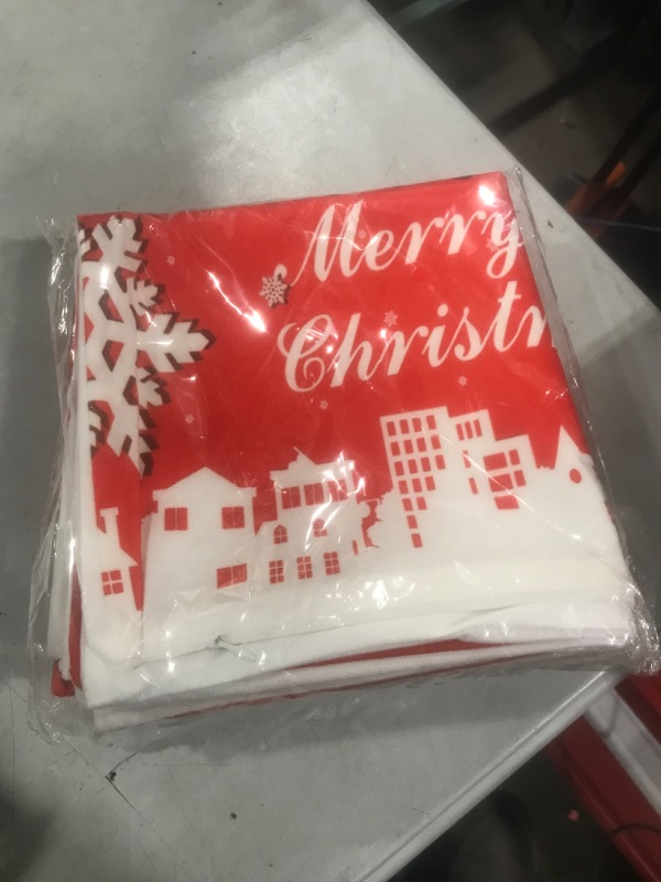 Photo 1 of 4 pack of Christmas pillowcases 18" x 18"