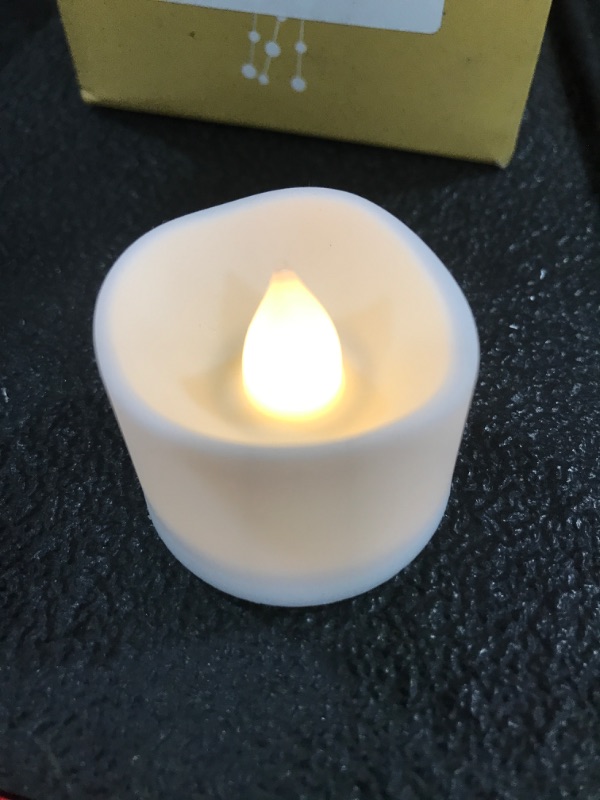 Photo 1 of  Flameless Candle Long Lastings Tea Lights Table Topper Led Electric Candle White