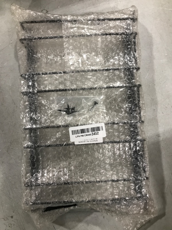 Photo 1 of MOCOUM Wine Glasses Rack Under Cabinet Stemware Rack,Wine Glass Hanger Rack Wire Wine Glass Holder Storage Hanger for Cabinet Kitchen Bar (4 Rows) Black 4 Rows 1 Pack