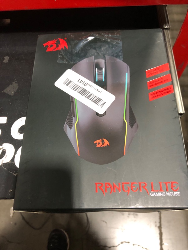 Photo 1 of Redragon Gaming Mouse, Wireless Mouse Gaming with RGB Backlit,8000 DPI,PC Gaming Mice with Fire Button, Macro Editing Programmable Mouse Gamer,70Hrs for Windows/Mac, Rechargeable, Black, M910-KS