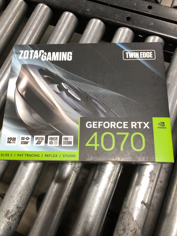 Photo 6 of ZOTAC Gaming GeForce RTX 4070 Twin Edge DLSS 3 12GB GDDR6X 192-bit 21 Gbps PCIE 4.0 Compact Gaming Graphics Card, IceStorm 2.0 Advanced Cooling, Spectra RGB Lighting, ZT-D40700E-10M