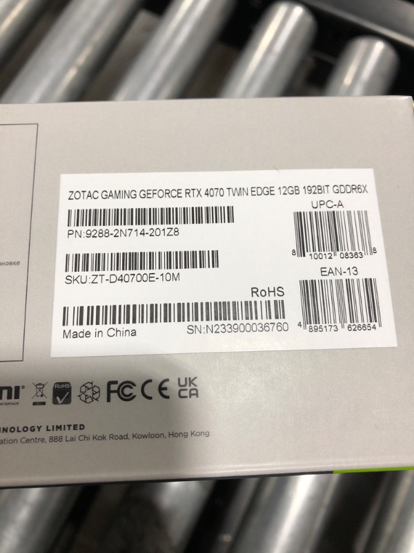 Photo 3 of ZOTAC Gaming GeForce RTX 4070 Twin Edge DLSS 3 12GB GDDR6X 192-bit 21 Gbps PCIE 4.0 Compact Gaming Graphics Card, IceStorm 2.0 Advanced Cooling, Spectra RGB Lighting, ZT-D40700E-10M