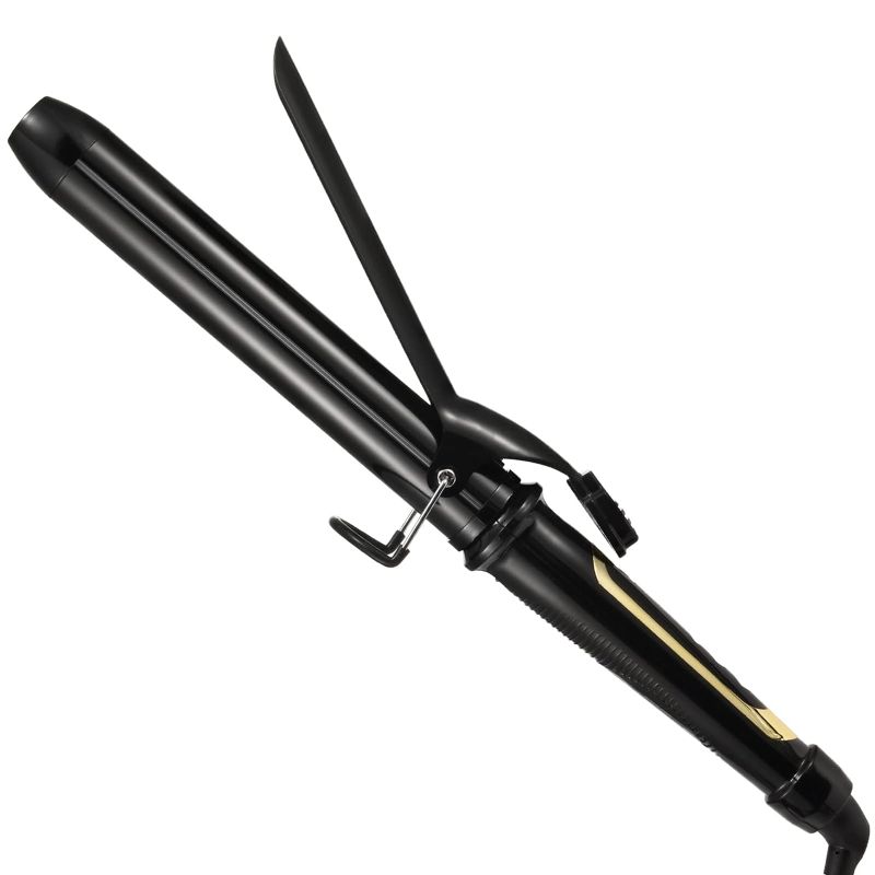 Photo 1 of 1 Inch Curling Iron with Ceramic Coating Barrel for Long/Medium Hair, Extra Long Barrel Curling Iron,Instant Heat up to 450°F with clamp