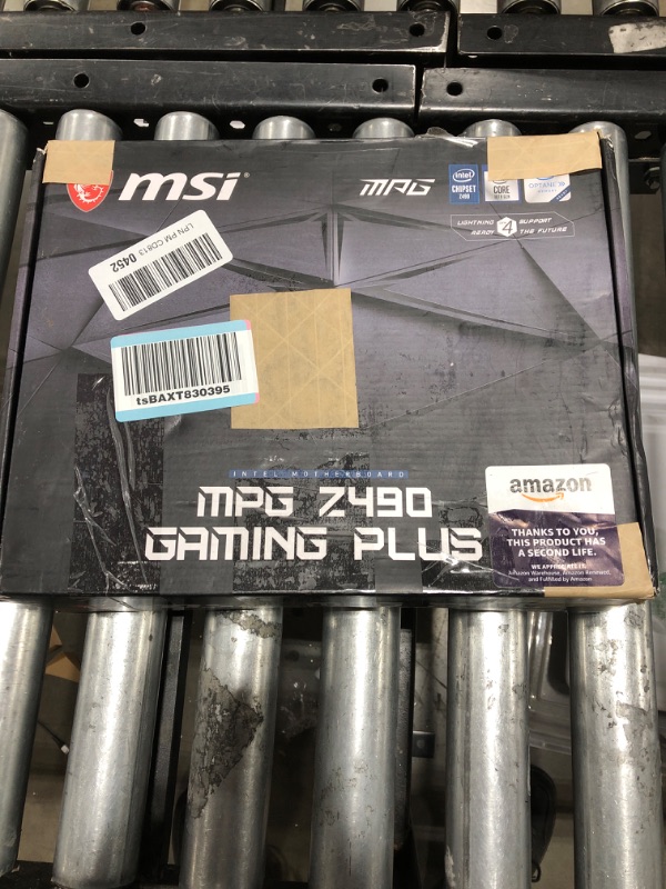 Photo 5 of MSI MPG Z490 Gaming Plus Gaming Motherboard (ATX, 10th Gen Intel Core, LGA 1200 Socket, DDR4, CF, Dual M.2 Slots, USB 3.2 Gen 2, 2.5G LAN, DP/HDMI, Mystic Light RGB)
