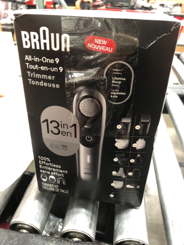 Photo 4 of Braun All-in-One Style Kit Series 9 9440, 13-in-1 Trimmer for Men with Beard Trimmer, Body Trimmer for Manscaping, Hair Clippers & More, Braun’s Sharpest Blade, 40 Length Settings, Series 9, 13-in-1 Trimmer