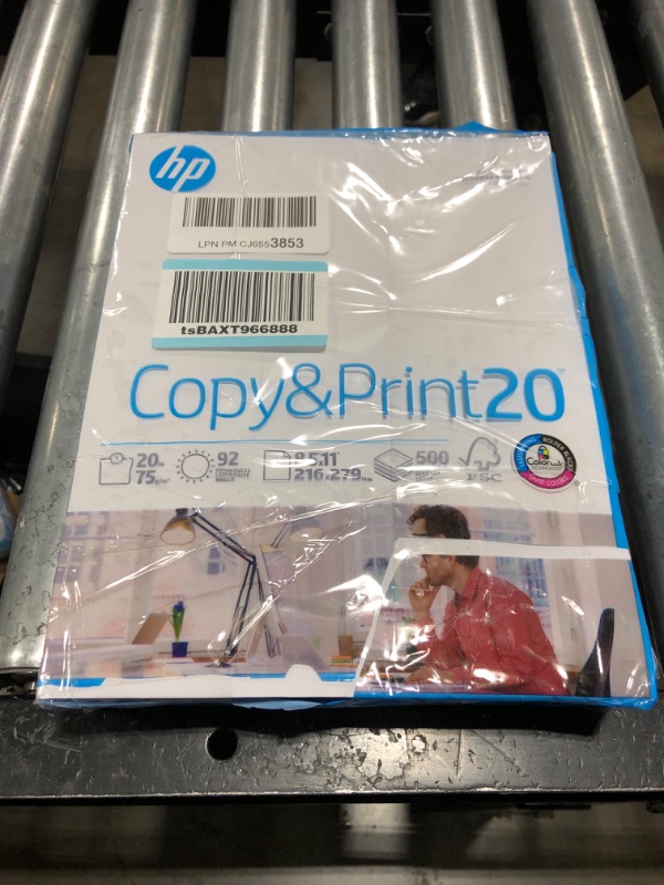 Photo 2 of HP Printer Paper, Copy & Print 20lb, 8.5x11, 1 Ream, 500 Sheets