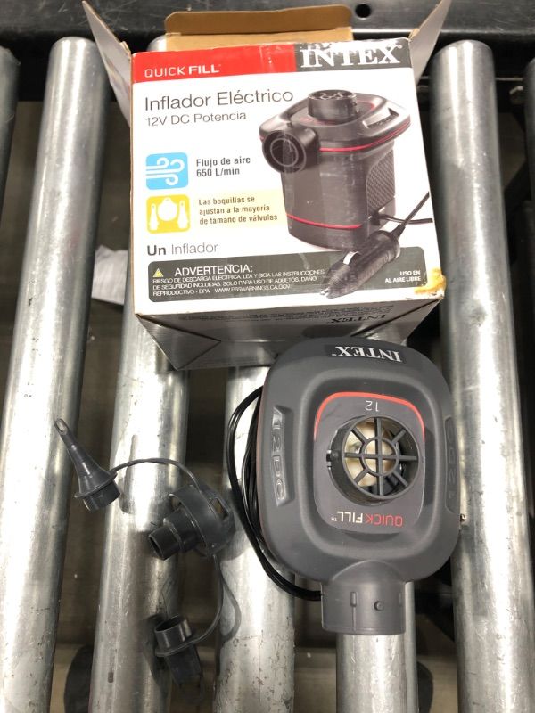 Photo 1 of Intex Quick-Fill DC Electric Air Pump, 12V, Max. Air Flow 650 L/min