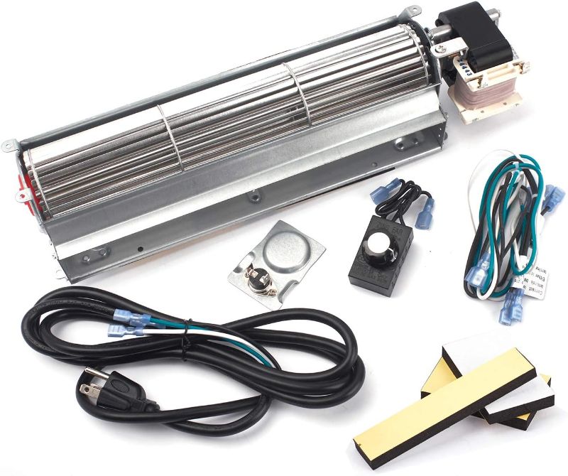 Photo 1 of Adviace Replacment Fireplace Blower Kit for Desa Tech, FMI, Vanguard, Vexar, Astria Fireplace, GA3560A GA3650TB GA3700 BK BKT GA3560T GA3700T GA3700TA GA3700TB Fireplace Blower Fan Kit for Desa
