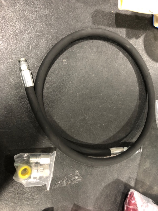 Photo 1 of 4ft Tool Daily 3/8" Jetter WP 4000 PSI BP 16000 PSI Max 212°F High Pressure Hose
