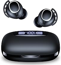 Photo 1 of Bluetooth Headphones Wireless Earbuds 120H Playtime Ear Buds IPX7 Waterproof Earphones Digital Power Display Headsets with Charging Case and Mic for Sports Fitness Laptop TV Computer Cell Phone Games