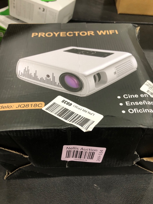 Photo 1 of GROVIEW Projector, 15000lux 490ANSI Native 1080P WiFi Bluetooth Projector, 300'' Video Projector, Supports 4K & Zoom, 5G Sync, Compatible with HDMI USB/ AV/ Smartphone/ Pad/ Laptop/ DVD/ TV Stick/ PS5
